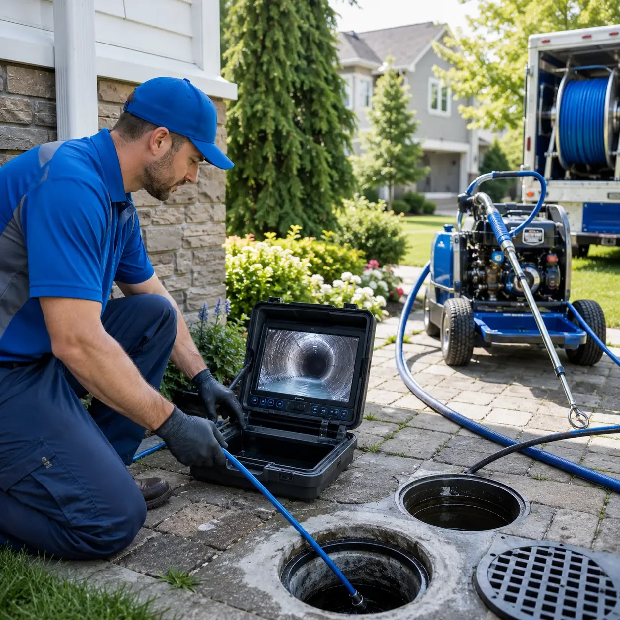 Outdoor drain cleaning professionals serving Fork, MD